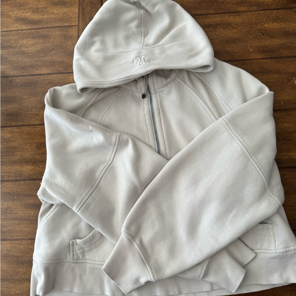 Lululemon Oversized Half Zip Scuba with hood